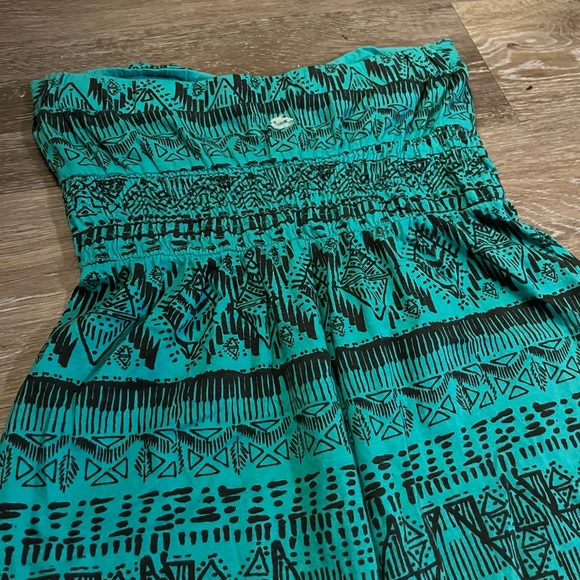 Billabong romper dress black and teal size medium - Picture 3 of 10